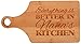 Everything Is Better in Nana's Kitchen Grandma Gift Decor Decorative Paddle Shaped Wood Serving Board