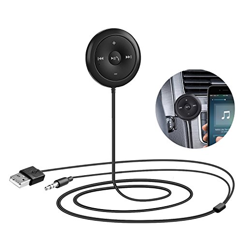 Wallfire Drive Bluetooth 4.0 Car Receiver, Wireless Phone Call & Music Streaming Car Kit