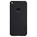 Google Pixel Slim Case, Nillkin Hard PC Slim Matte Back Cover Anti Slipping Anti fingerprints [Super Frosted] Case for Google Pixel (Pack of Super Clear Screen Film) - Black