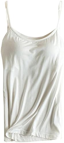 OyTas Women's Padded Active Vest Camisole Tanks Tops Vest