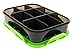 6 Pack FitnessInnovator 300 Meal Management System (Black/Neon Green Bonus)