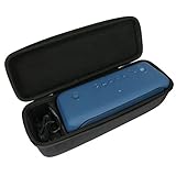 Khanka Case for Sony XB40 Portable Wireless Speaker with Bluetooth and Speaker Lights, Black (2017 model)