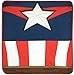 Jay Franco Marvel Decorative Pillow Cover Captain America - Blue