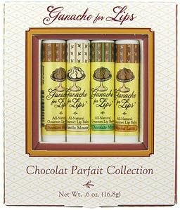 Chocolate Parfait Collection (4 x 0.15 oz) by Ganache for Lips