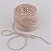 Suntq Handmade Decorations Natural Cotton Bohemia Macrame Cord DIY Wall Hanging Plant Hanger Craft Making Knitting Rope Natural Color Macrame Cord