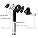 Wireless Earbud,Hiwill Truly Bluetooth Headphone V4.1 In-Ear Earpiece Noise Cancelling Sweatproof Bluetooth Earphone Multifunctional Button Control with Mic for iOS and Android Cell( Single Ear)