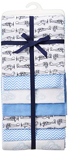 3 Hudson+Baby+Flannel+Receiving+Airplane