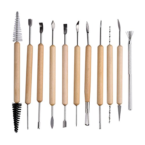 eBoot-19-Piece-Pottery-Tools-Sculpting-Carving-Tool-Set