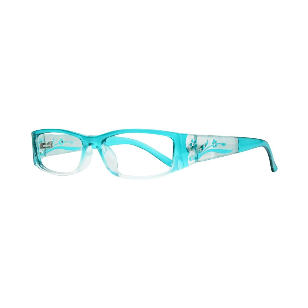 EYEBOGO Kaylee Fashion Reading Glasses for Women, Readers for Women, Ladies Classy Comfortable Cheaters (Aqua, 3.75) — image 1
