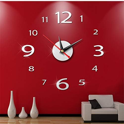 Olileio Nuevo Solido 3d Diy Reloj De Pared Moderno Hogar