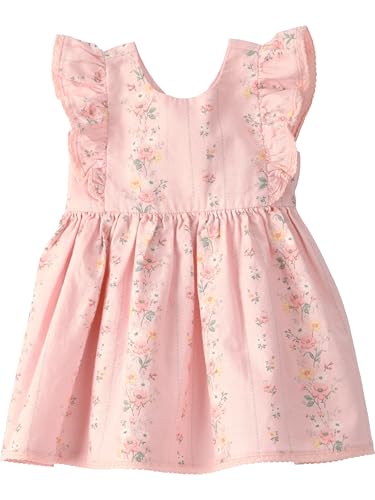 Little Planet by Carter's Girl Dress Made with Organic Cotton, Pink Garden, 24M