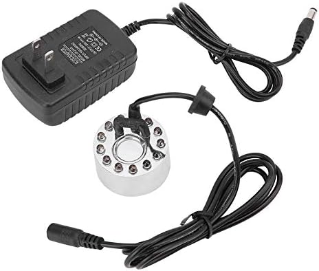 Ruiqas 水槽アトマイザー Ledミストメーカー Led超音波ミストメーカー 池フォグマシン 池霧機アトマイザー 水槽 築山 飾り 加湿器 演出 池 Usプラグ100 240v 水耕栽培用 雰囲気作り ハイクオリティ