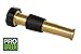 Live Green Solid Brass Hose Nozzle By Heavy Duty Garden Hose Spray Nozzle | Adjustable Twist With Strong Spray | Full Customer Warranty