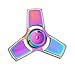 Leezo Hand Spinner Toys 3D card Smoothly Fast Figit Premium quality EDC Focus Toy Perfectly Fits inside the Pocket Spins