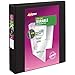 Avery 17021 Durable View Binder w/Slant Rings, 11 x 8 1/2, 1 1/2" Cap, Black primary