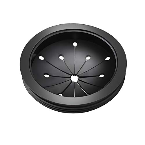 WXJ13 2 Pack Black Rubber 31/8 inch Garbage Disposal Splash Guard Sink