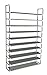 Sodynee 50 Pairs 10-Tier Shoe Rack Shoe Organizer Shoe Storage Shoe Shelves Cabinet Stackable - Easy to Assemble - No Tools Required, Grey