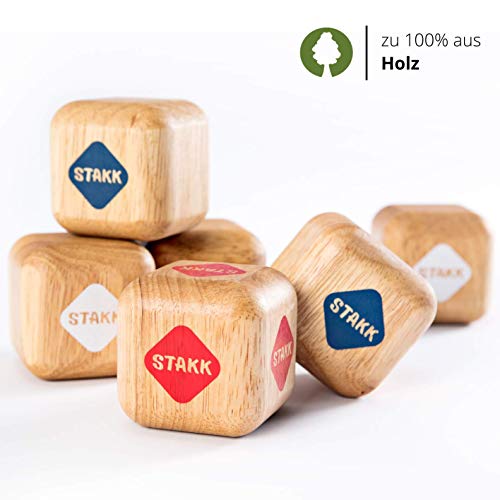 STAKK | Das Neue Outdoor-Wurfspiel für Kinder & Erwachsene | Boccia-Boule mit modernem Twist | spannendes Garten- und Strandspiel für Jung & Alt | Erfunden in Deutschland – Bild 3