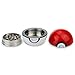LOVEITCHEAP Pokemon Pokeball Grinder, Zinc Alloy Herb Grinder, Tobacco, Food, 3 Piece Grinder With Pollen Catcher 2.1
