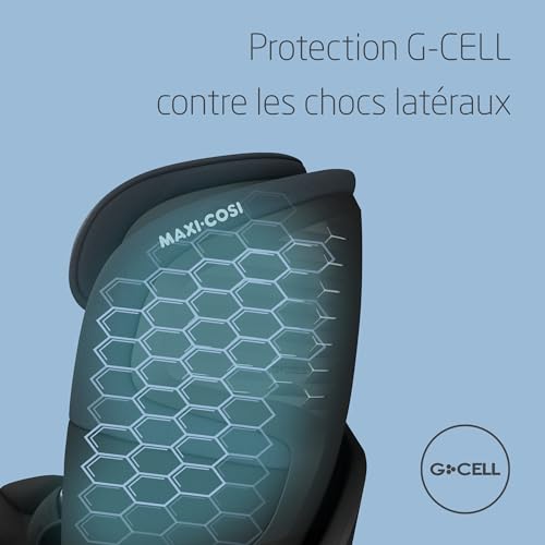 Emerald 360 S i-Size, Siège-auto Isofix 360 Pivotant, 0-12 ans (40-150 cm), Siège-auto bébé & enfant, Rotation FlexiSpin 360°, 4 Inclinaisons, Protection G-CELL, Tonal Black