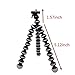 Asien (TM) Octopus Tripod with Adapter for Gopro Hero 3+/3/2/1 - Black + White