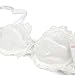 Nanier Women's Thin Transparent Lace Bra Set White 40D