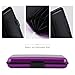 MaxGear RFID Credit Card Holder for Women Credit Card Wallet Protector Metal Credit Card Case Holder Purple