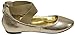 AimTrend Women's Crossing Ankle Strap Flat Dancing Shoes