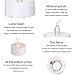 Flameless LED Tea Lights,Pack of 25,Realistic and Bright Flickering Bulb Battery Operated Electric Fake Candles for Wedding,Table,Gift,Outdoor & Festival Celebration