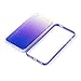 AIIYG DS(TM) iPhone 5 Case,5S Case,SE Case, Gradient Color Mirror Soft TPU Case with Shockproof PC Bumper for Apple iPhone 5S,5,SE (Purple)