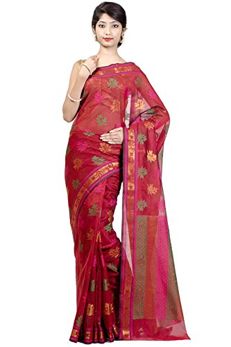 Chandrakala women s traditional red art silk,banarasi s…