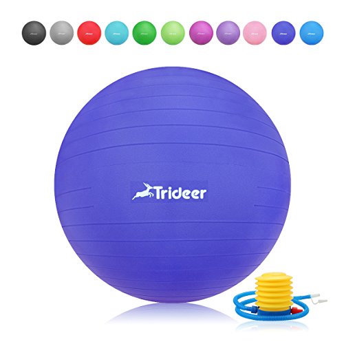 Trideer Exercise Ball (45-85cm) EXTRA THICK Yoga Uganda Ubuy