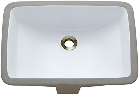 U1913-White Undermount Porcelain Bathroom Sink Sink Only