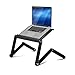Furinno Adjustable Vented Laptop Table Laptop Computer Desk Portable Bed Tray Book Stand Multifuctional & Ergonomics Design Dual Layer Tabletop up to 17