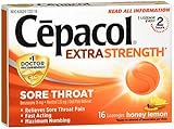 Cepacol Sore Throat Extra Strength, Honey Lemon 16 ea ( Pack of 6)