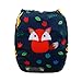 ALVABABY Pocket Cloth Diapers Reusable Washable Adjustable for Baby Boys and Girls YD68