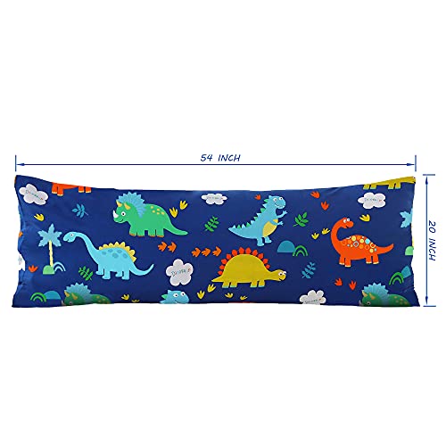 Suyfhdc Dinosaur Body Pillow Cover Full Length Pillow Case 20"x54