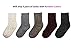 3 Pairs Winter Thick Wool Crew Socks Boy Girl Toddler Kids(Medium, Marled)