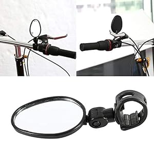 Solomi Fiets Achteruitkijkspiegels – Verstelbare Duurzame 360 Graden Roteren Road Mountainbike Achteruitkijkspiegel