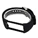 QGHXO Band for Polar A360 / Polar A370, Soft Adjustable Silicone Replacement Wrist Watch Band for Polar A360 / Polar A370 Watch (Black)