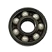 METFIT High Speed 608 Hybrid Ceramic Center Bearing for Fidget Finger Spinner Toys (Black)