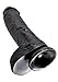 Pipedream King Cock with Balls, Black, 10 Inch