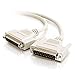 C2G 02653 DB25 M/F Serial RS232 Extension Cable, Beige (1 Feet, 0.30 Meters)