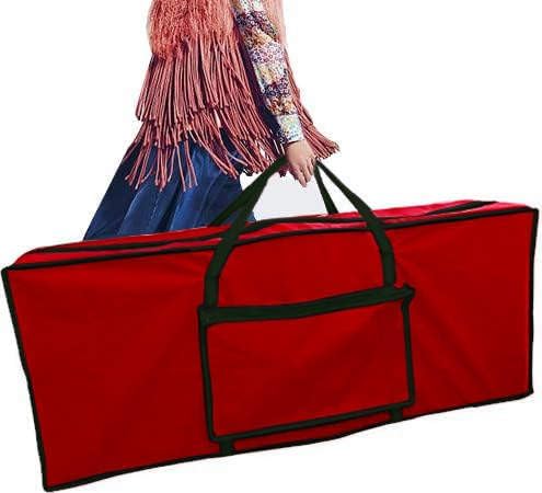 RAM Red Christmas Tree Storage Bag 9ft Fabric Tree Decor Store Bag
