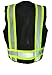 HIGH VISIBILITY BLACK/LIME VEST
