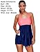 JOYMODE Plus Size Cerise Mint Swimdress One Piece Swimsuit Beachwear(FBA) Red & Navy 3XL(US 20-22)
