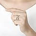 UNY Ring Vintage Designer Fashion Brand women Valentine Gift Two Tone plating Twisted Cable Wire Rings
