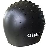Qishi Silicone Solid Swim Cap for Adult Women Men Youth-100% Satisfaction Money Back Guarantee