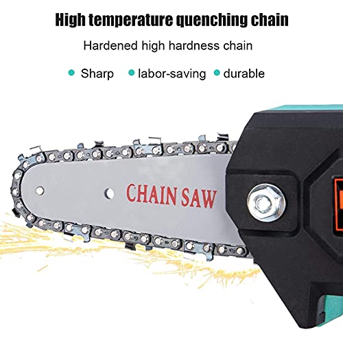LUSTAR Mini Akku-Kettensäge Elektrische 4-Zoll-handkettensäge Tragbare 24-V-wiederaufladbare, Leichte Astscheren… – Bild 7