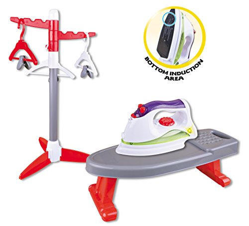 Little Helper Ironing Playset Toy with Iron, Board, Clothes Dryer, and Hangers